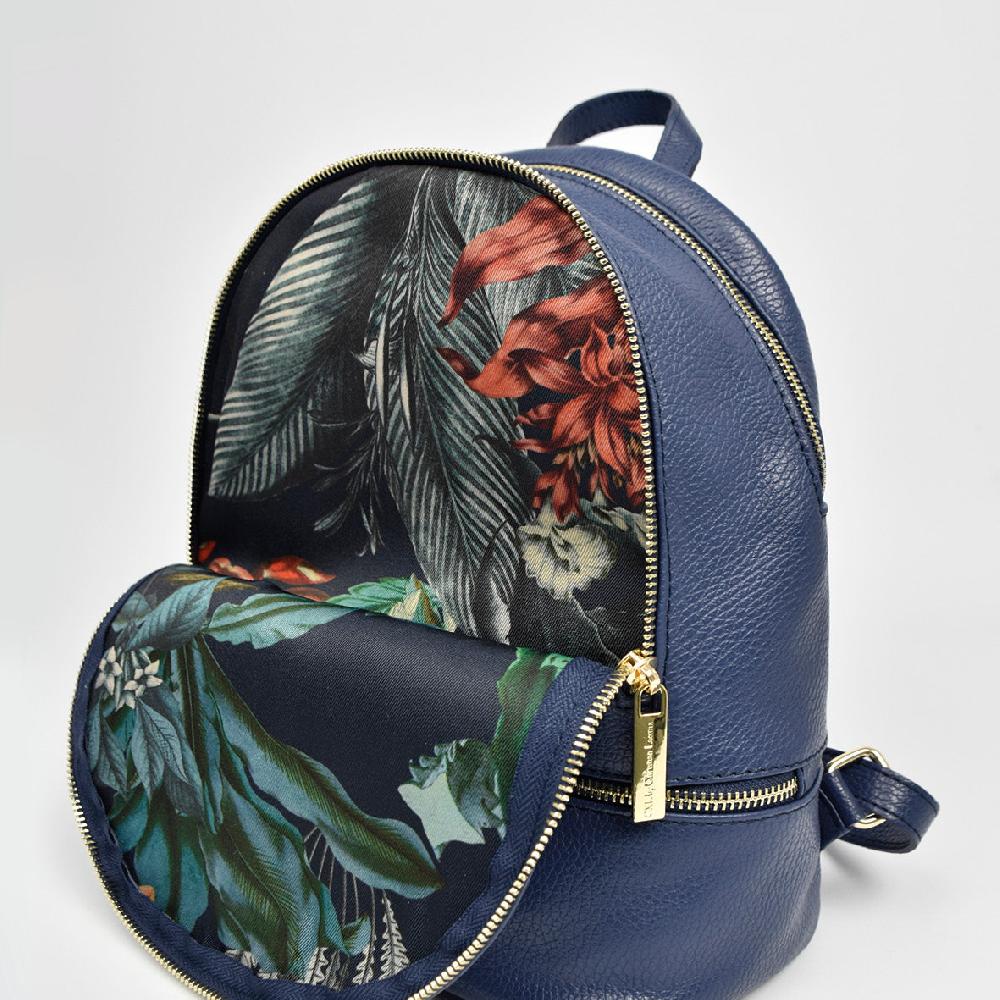 André SAC À DOS MONTORGUEIL BLEU MARINE