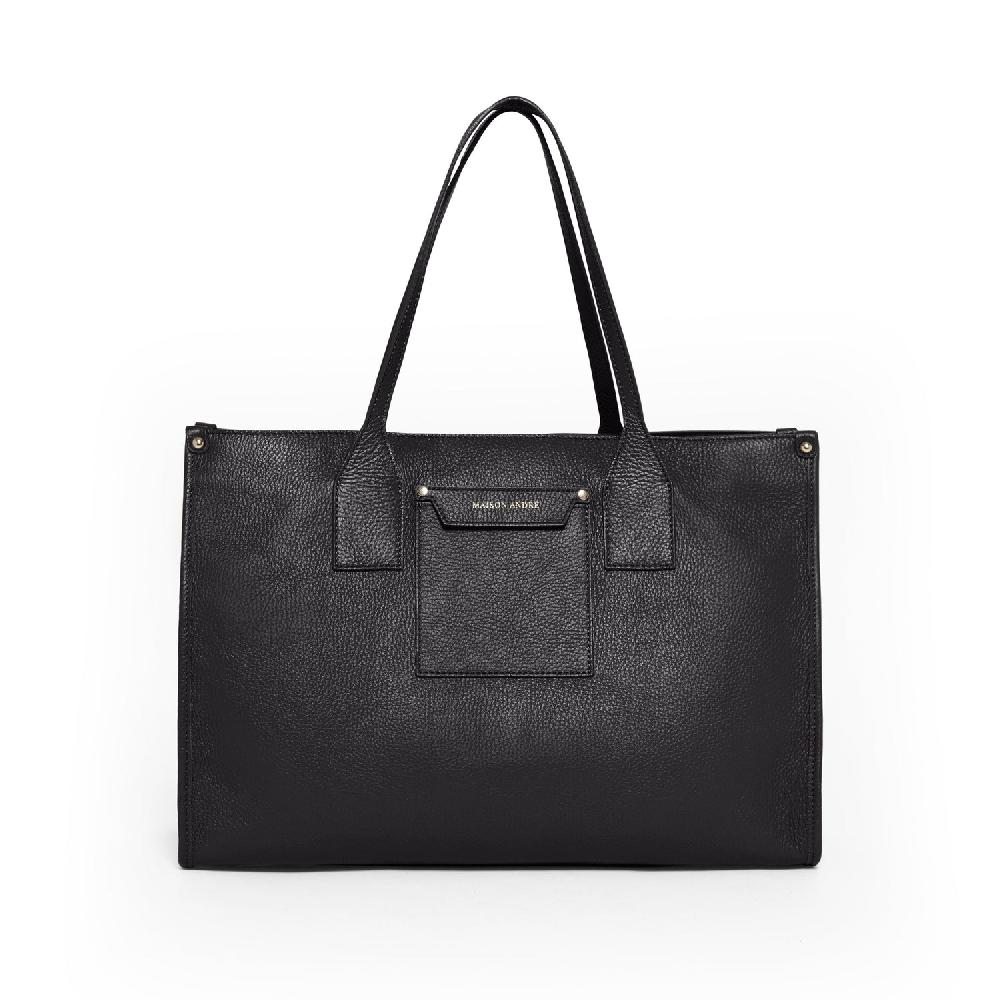 andré SAC À MAIN FAUBOURG NOIR