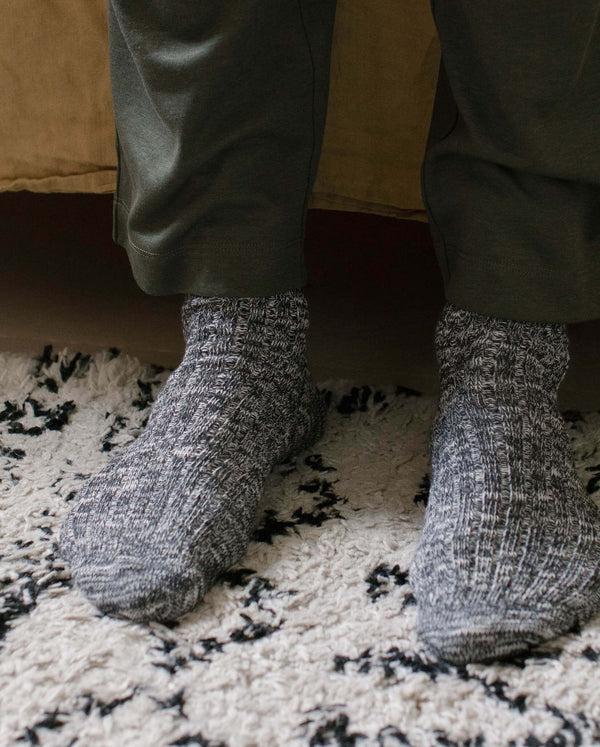 Angarde Chaussettes Chinées Homme Gris Foncé