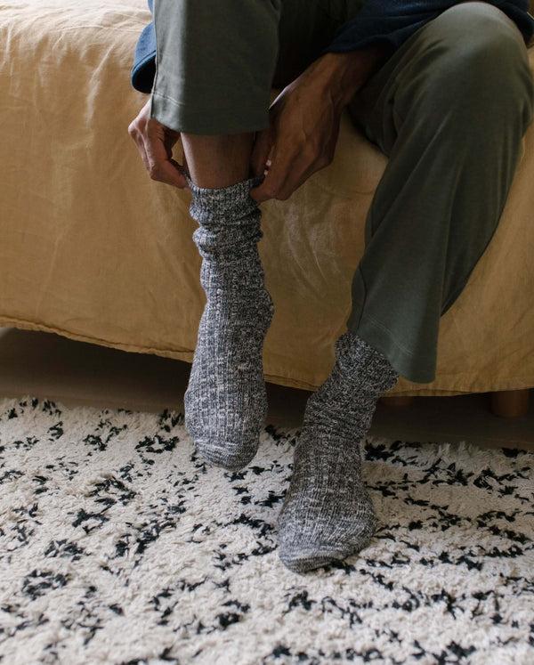 angarde Chaussettes chinées homme gris foncé