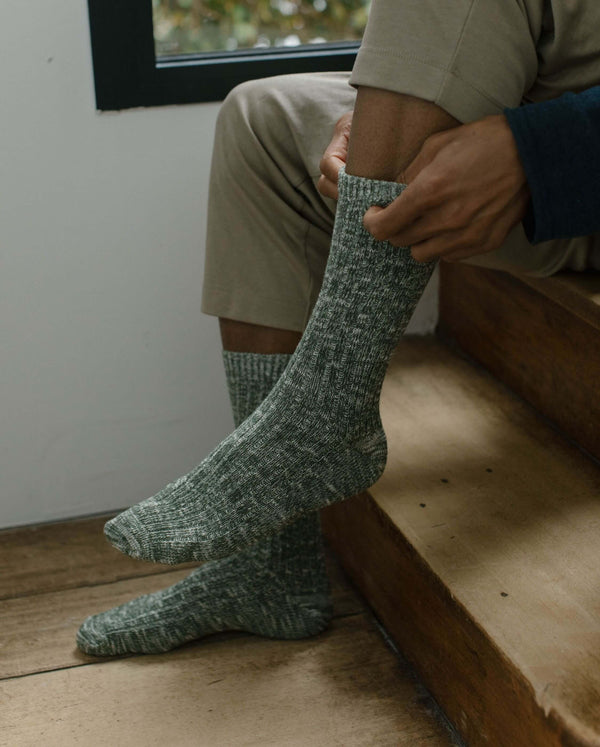 angarde Chaussettes chinées homme kaki