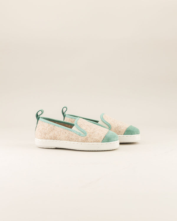 angarde Chausson enfant beige sauge