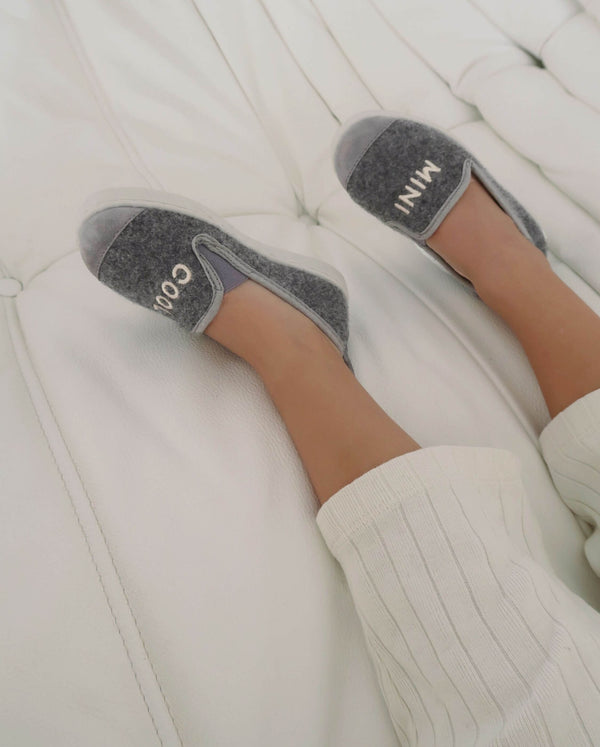 Angarde Chausson Enfant Collab X émoi émoi Gris