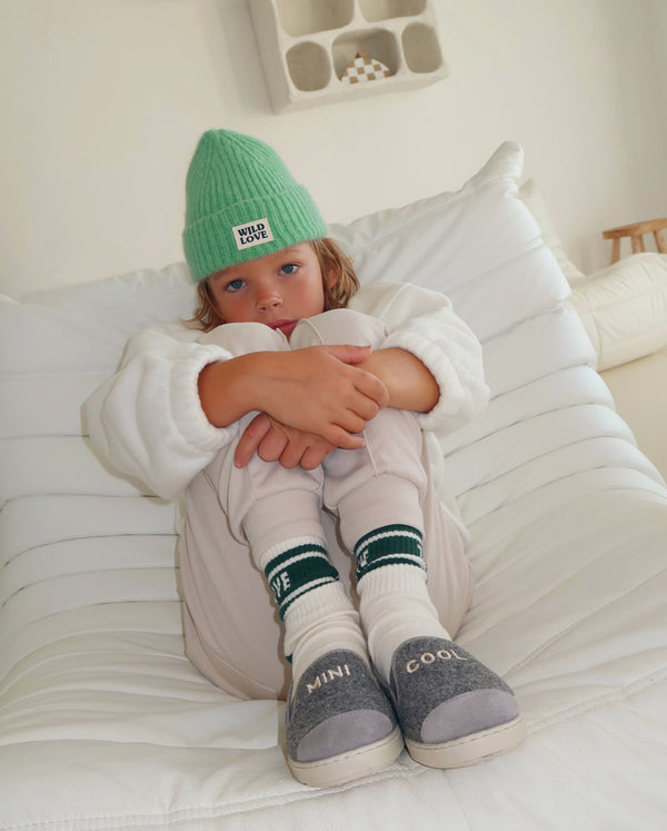 Angarde Chausson Enfant Collab X émoi émoi Gris