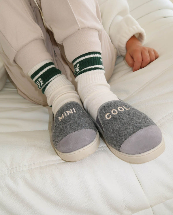 Angarde Chausson Enfant Collab X émoi émoi Gris