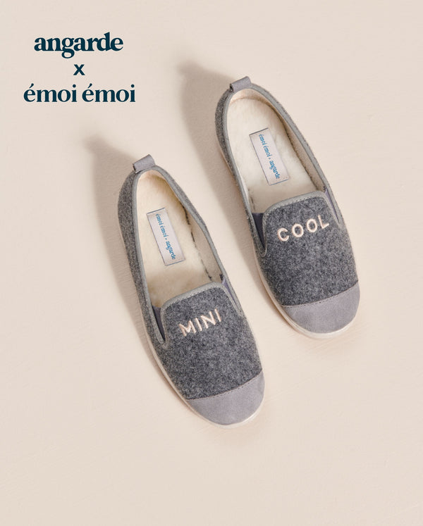 angarde Chausson enfant collab x émoi émoi gris