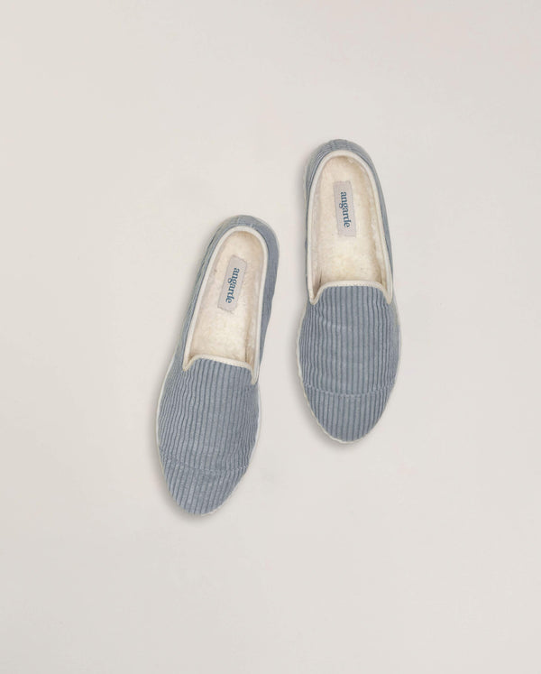 Angarde Chausson Femme Ciel En Velours