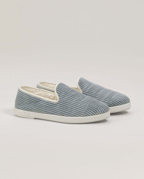 angarde Chausson femme ciel en velours