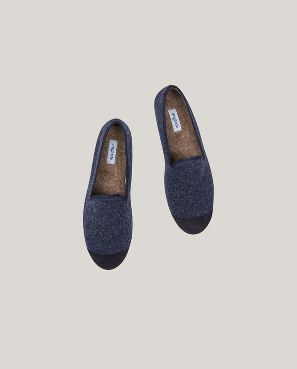 Angarde Chausson Homme Bleu Marine