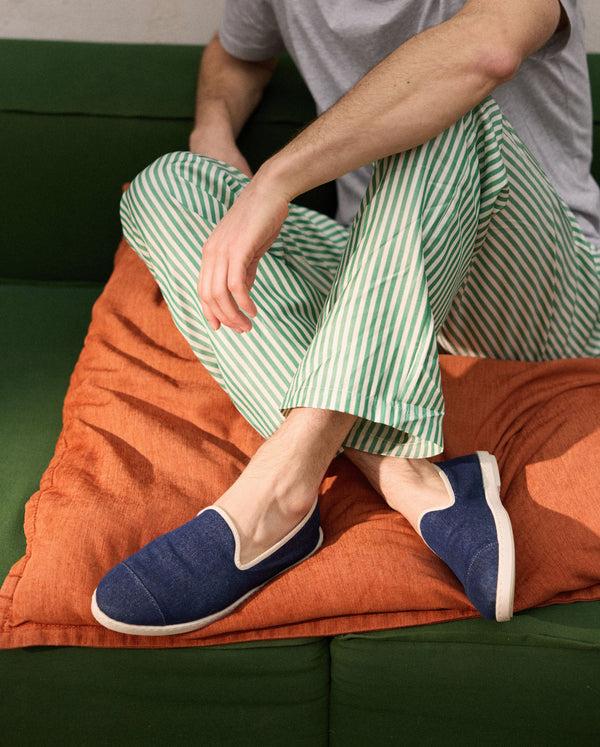 Angarde Chausson Homme Denim Brut