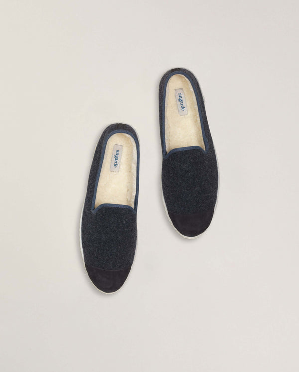 Angarde Chausson Homme édition Limitée Marine Jean