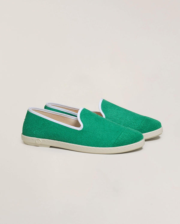 angarde Chausson homme éponge de bambou menthe