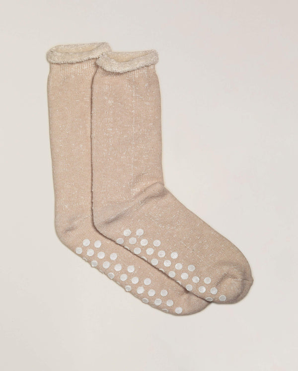 Angarde Chaussons-Chaussettes Homme Beige Clair