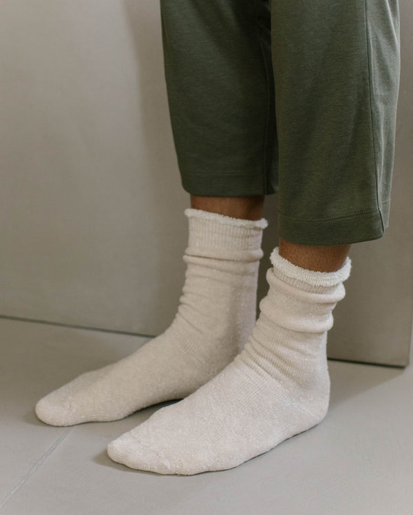angarde Chaussons-Chaussettes homme beige clair
