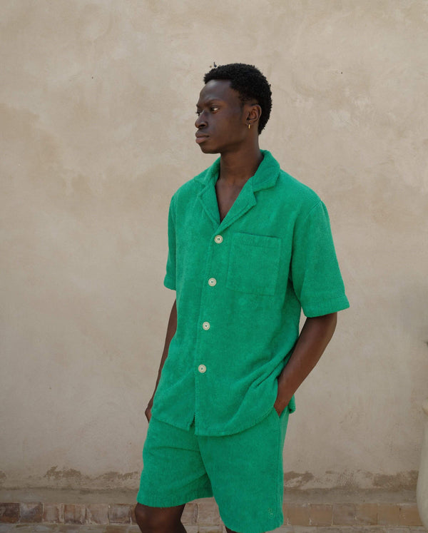 angarde Chemise homme vert de coton bio