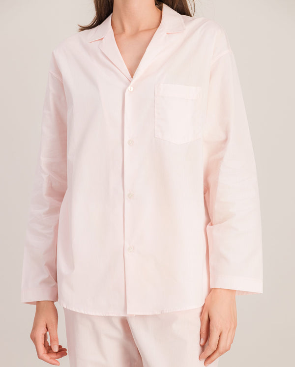 Angarde Chemise Pyjama Femme Uni Rose