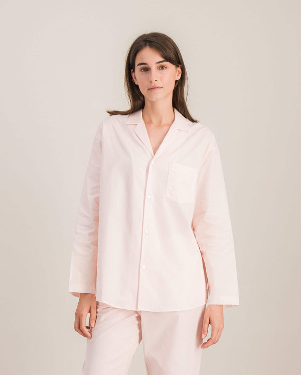 angarde Chemise pyjama femme uni rose
