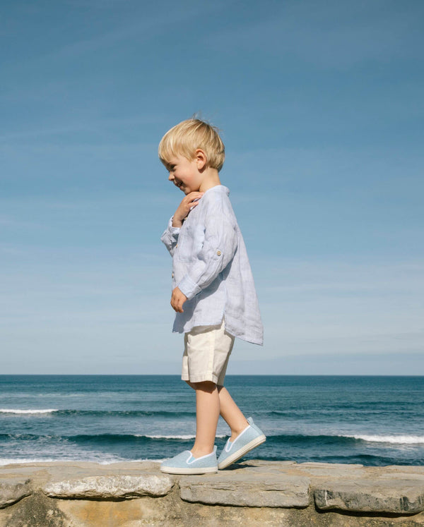 Angarde Espadrille Enfant Bleu Clair