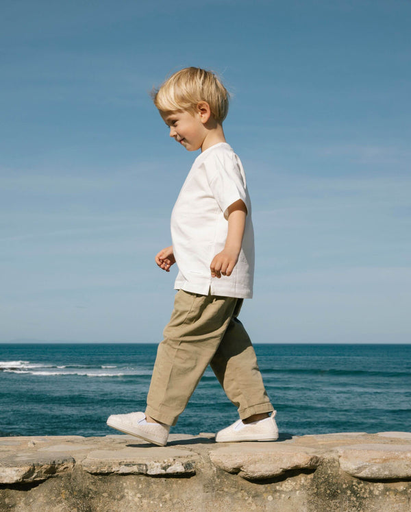 Angarde Espadrille Enfant Ivoire