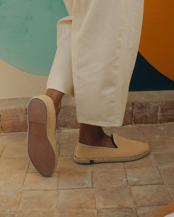 angarde Espadrille Femme Beige