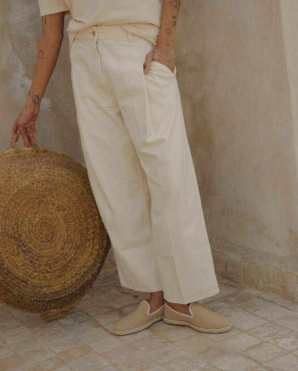 angarde Espadrille Femme Beige