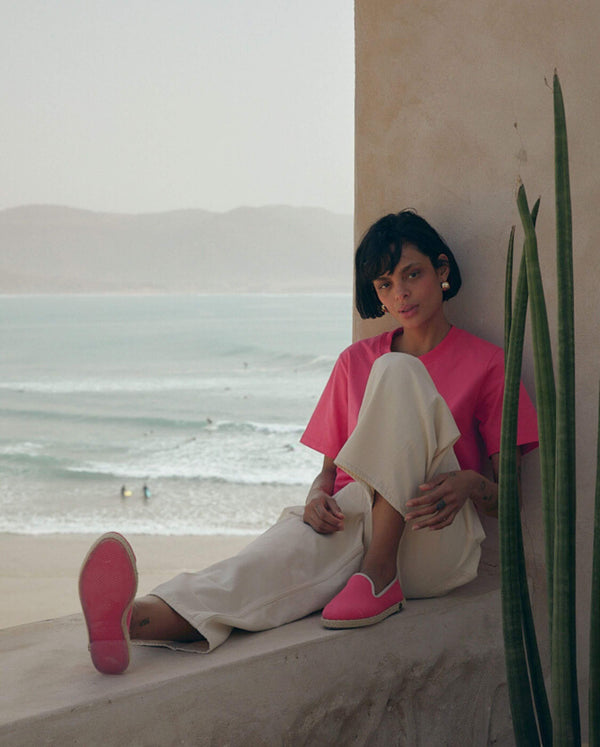 Angarde Espadrille Femme Fuchsia