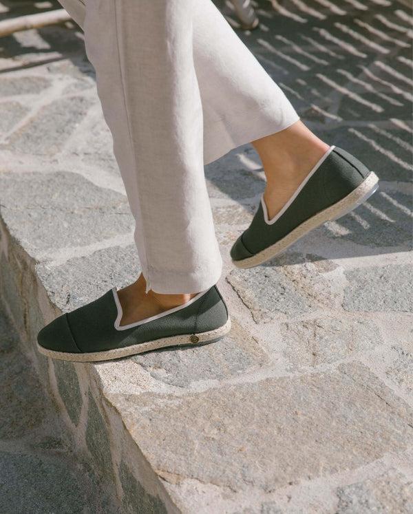 Angarde Espadrille Femme Kaki