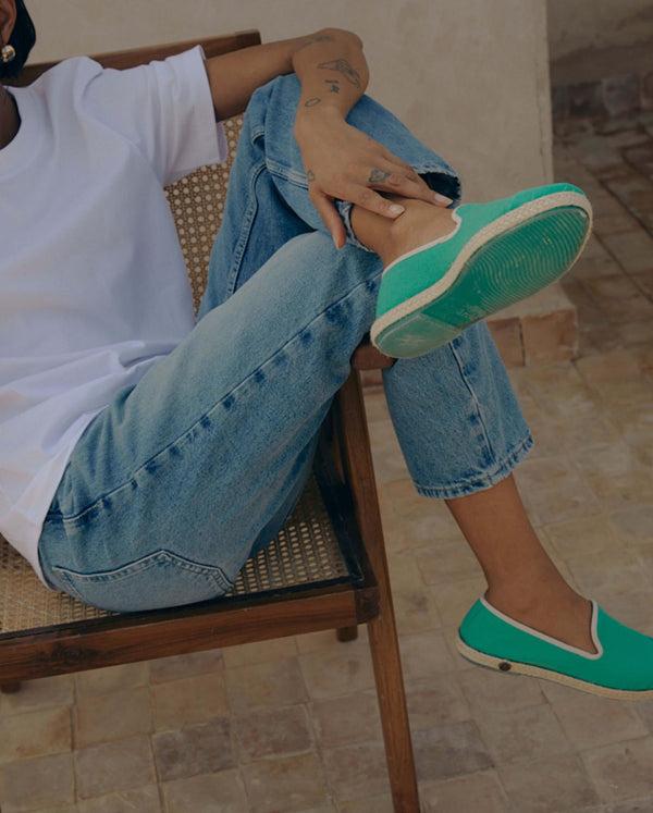 Angarde Espadrille Femme Menthe