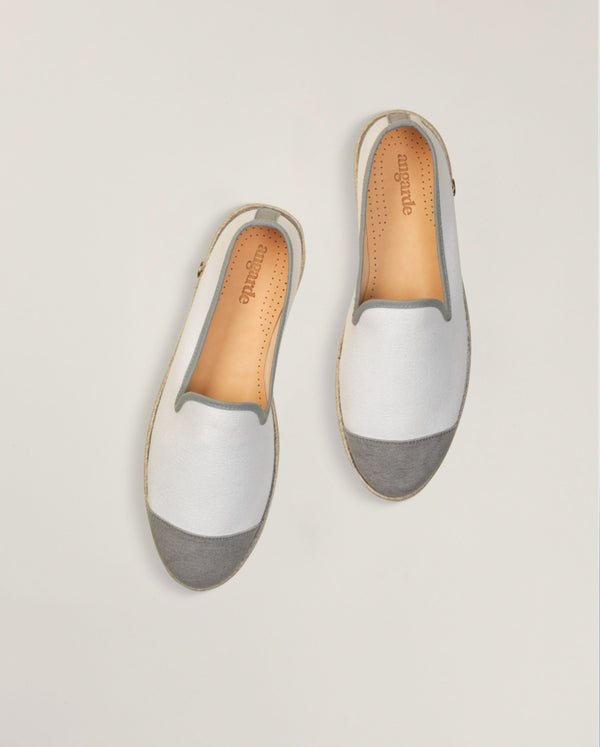 Angarde Espadrille Homme Coton Flag Bicolore