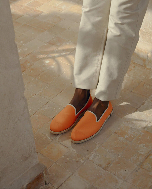 Angarde Espadrille Homme Coton Melon