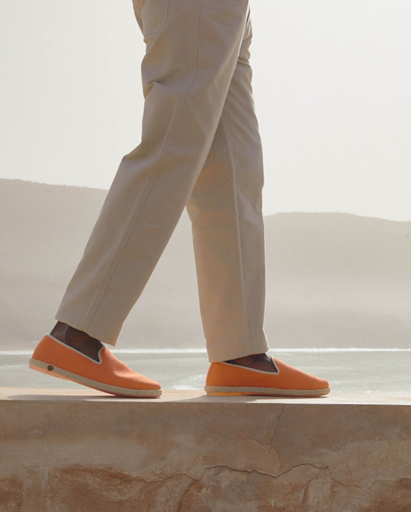 Angarde Espadrille Homme Coton Melon