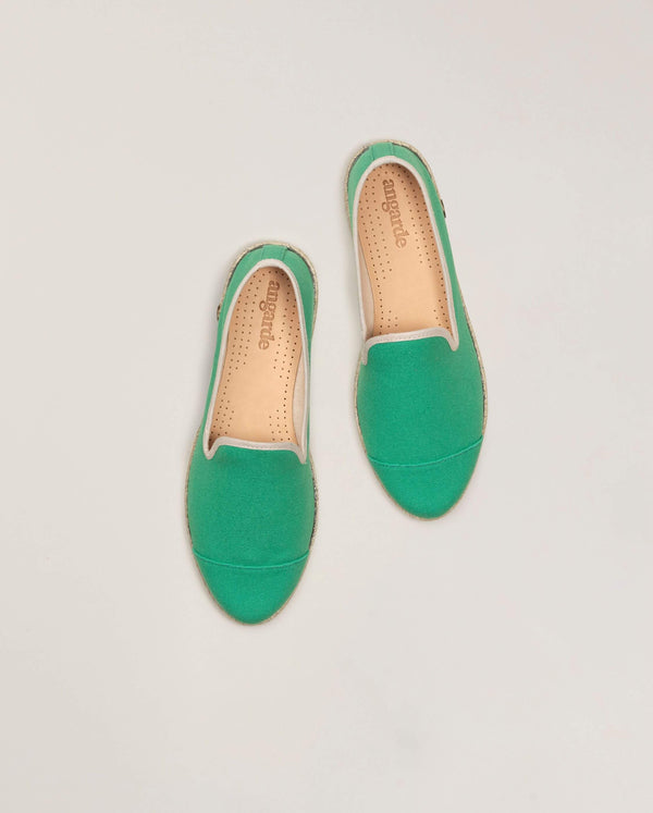 Angarde Espadrille Homme Coton Menthe
