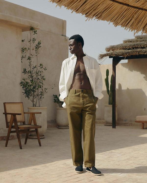 Angarde Espadrille Homme Coton Noir