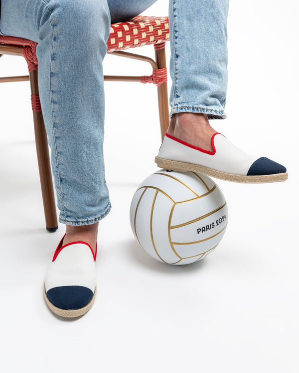 Angarde Espadrille Homme Coton Tricolore Flag