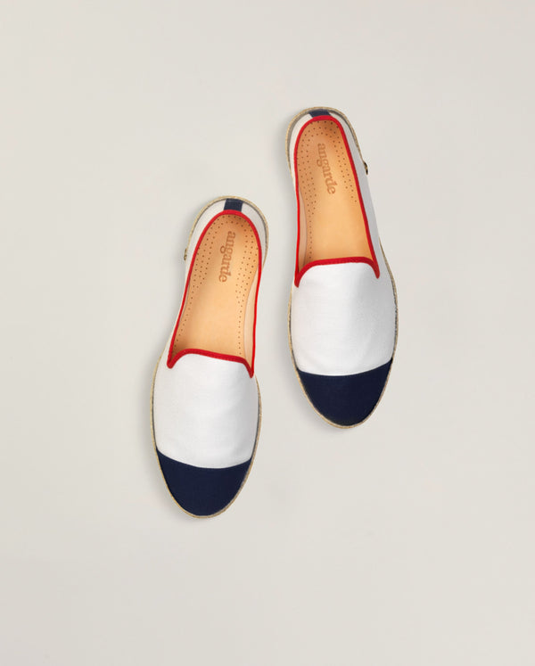 Angarde Espadrille Homme Coton Tricolore Flag