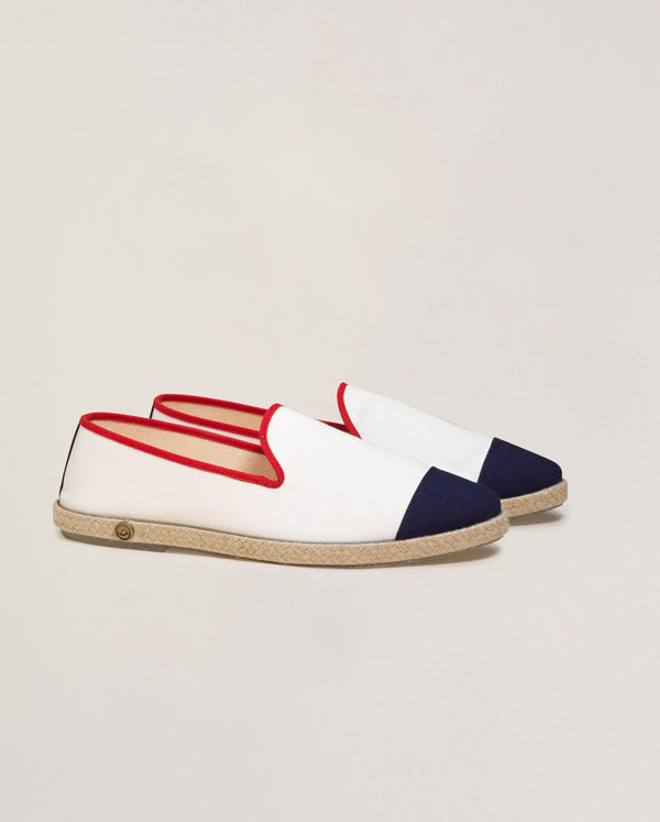 angarde Espadrille homme coton tricolore flag