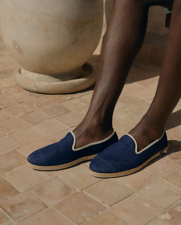 Angarde Espadrille Homme Denim Brut