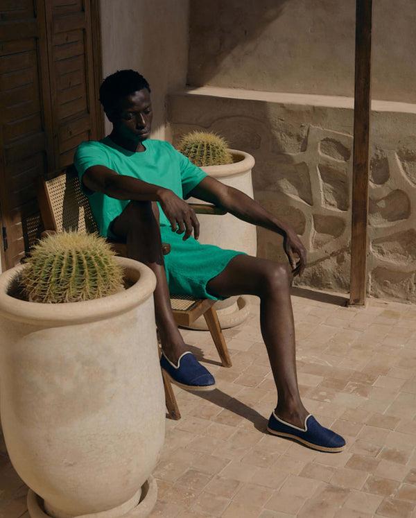 Angarde Espadrille Homme Denim Brut