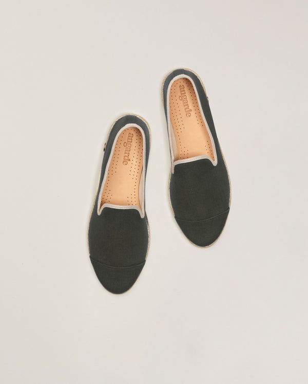Angarde Espadrille Homme Kaki
