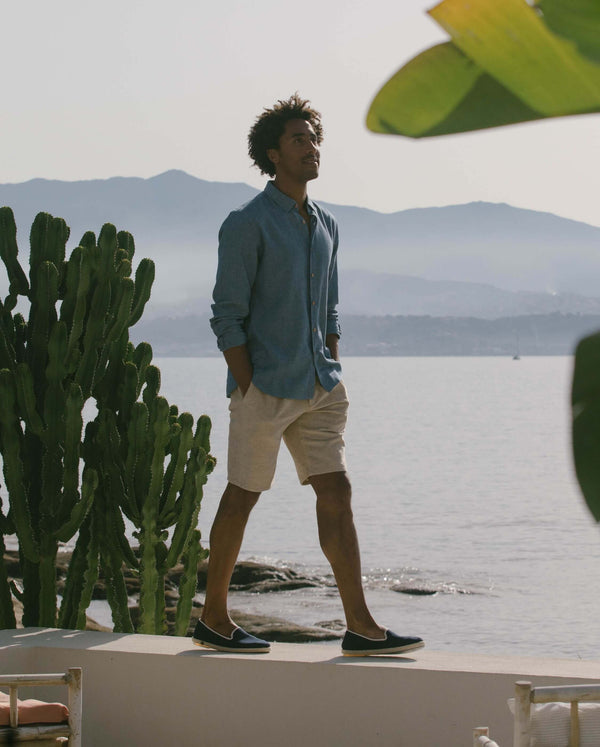 Angarde Espadrille Homme Marine