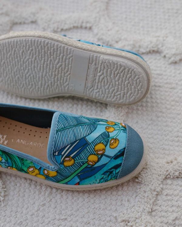 Angarde Espadrilles Enfants Perroquet En Coton