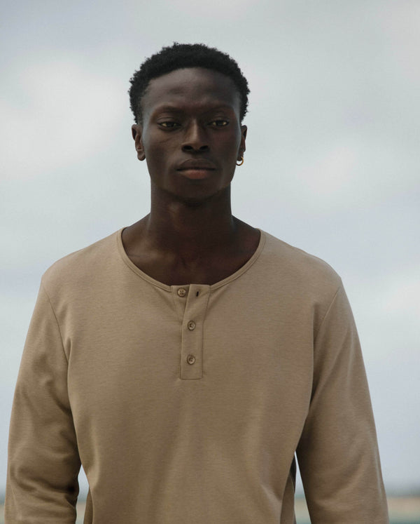 angarde Haut de pyjama homme uni latte