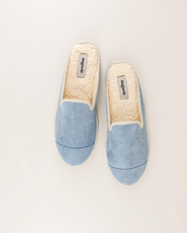 Angarde Mule Femme Ciel En Cuir