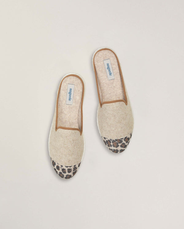 Angarde Mule Femme Léopard