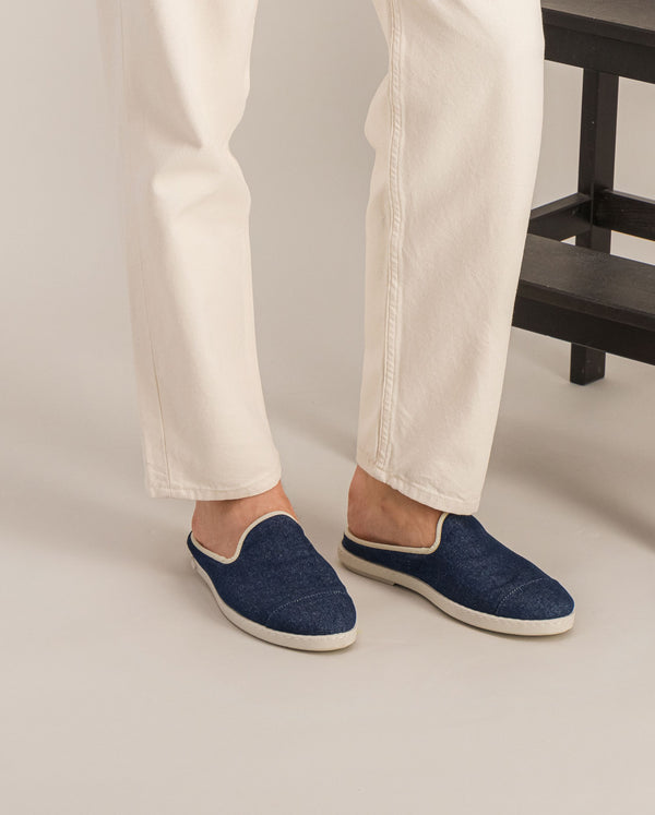 Angarde Mule Homme Denim Brut