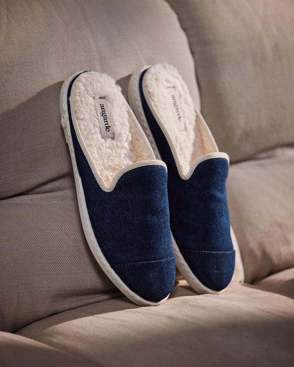 Angarde Mule Homme Denim Brut