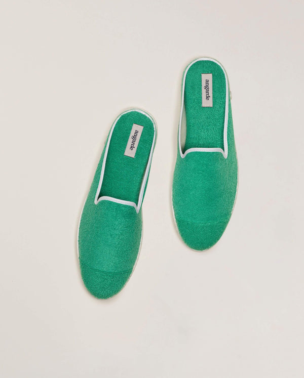 Angarde Mule Homme éponge Menthe