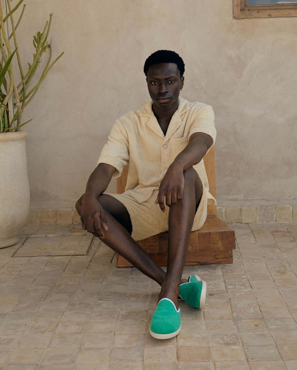 Angarde Mule Homme éponge Menthe