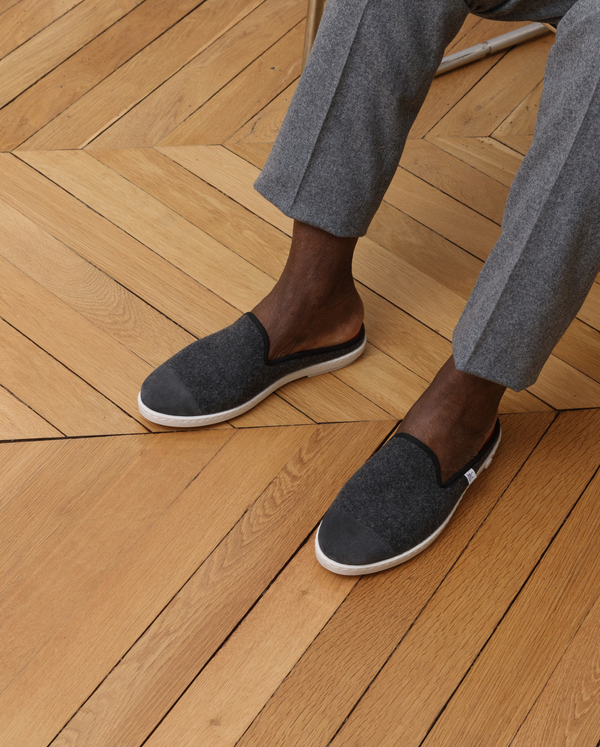 Angarde Mule Homme Laine Grand Prix