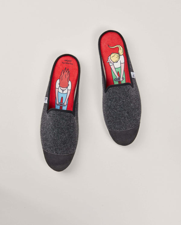 angarde Mule homme laine Grand prix